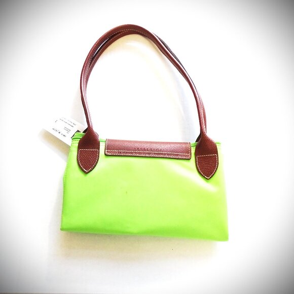 LONGCHAMP Le Pliage Original Large Tote Bag Green Light Recycled Canvas - Picture 5 of 12